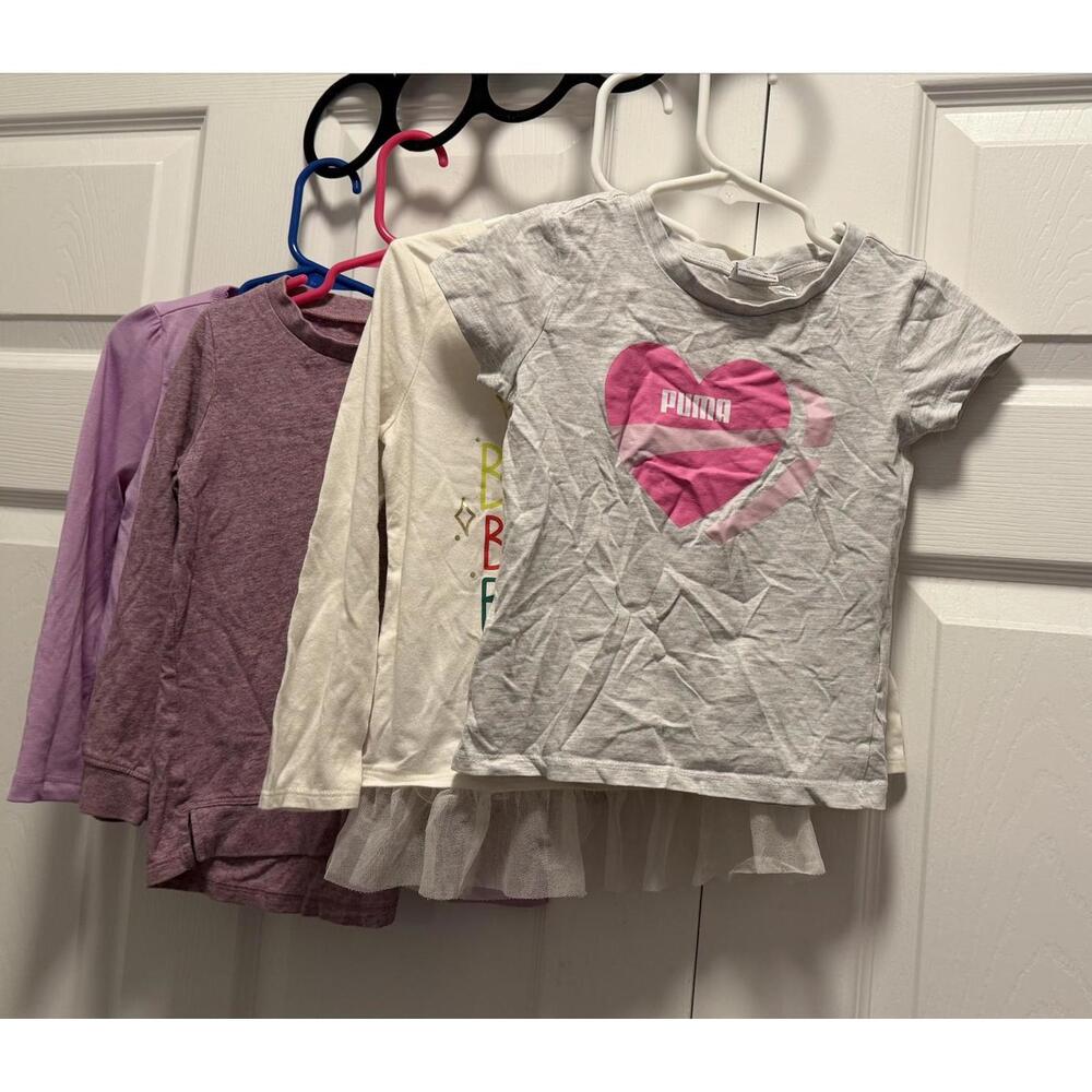 Adorable 4T Girls' Clothing Lot – Nike, Puma, Carter’s